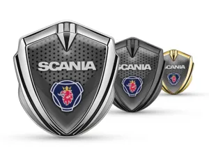Scania Emblem Fender Badge Tuning Inspired Alloy